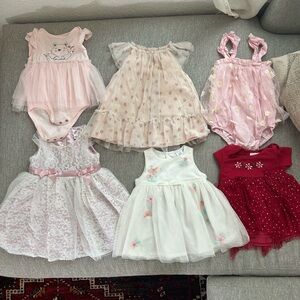 Adorable Baby Girl Dresses Set
